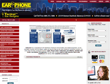 Tablet Screenshot of earphoneconnect.com